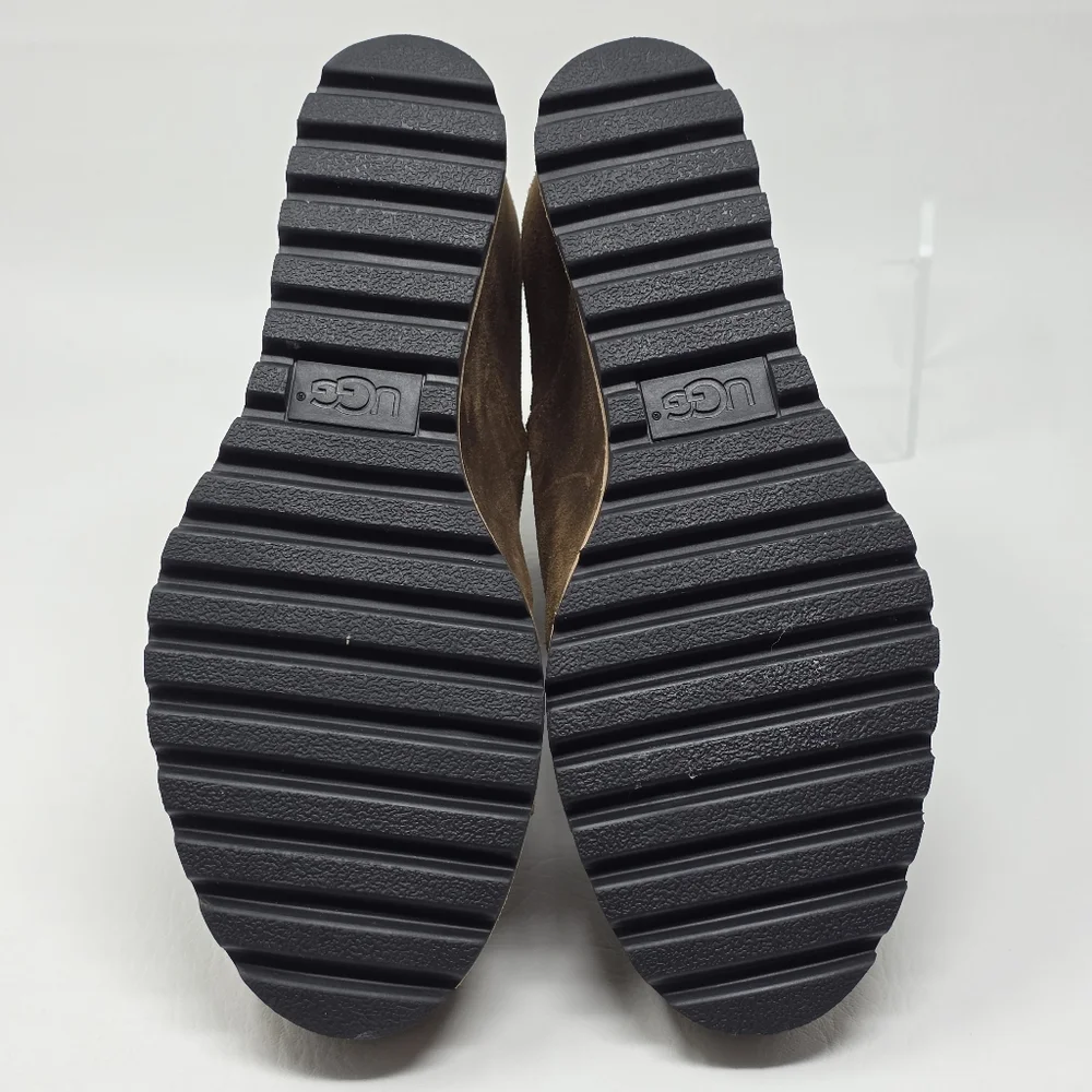 UGG  Pax Hidden Wedge  Boots Women's Size 7.5 Suede Brown Waterproof 1095136 - Picture 6 of 12